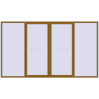 Ustalenie cen Przesuwane drzwi tarasowe 4000x2300 mm PATIO DOOR REHAU SYNEGO LIGHT_OAK dwustronny