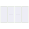 Pricing Sliding patio doors 3800x2200 mm PATIO DOOR REHAU BRILLANT DESIGN RAL 9016 Traffic white two-sided