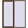 Pricing Sliding patio doors 1800x2115 mm REHAU SYNEGO SLIDE DARK_OAK two-sided