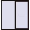 Pricing Sliding patio doors 2040x2100 mm PATIO DOOR REHAU BRILLANT DESIGN BLACK_BROWN two-sided