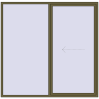 Pricing Sliding patio doors 2400x2350 mm PATIO DOOR REHAU SYNEGO QUARTZ_GREY two-sided