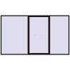 Pricing Sliding patio doors 4000x2300 mm PATIO DOOR REHAU BRILLANT DESIGN BLACK_BROWN two-sided