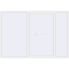 Pricing Sliding patio doors 2900x2000 mm PATIO DOOR REHAU BRILLANT DESIGN RAL 9016 Traffic white two-sided
