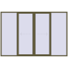 Pricing Sliding patio doors 3600x2400 mm PATIO DOOR REHAU SYNEGO QUARTZ_GREY two-sided