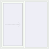 Pricing Sliding patio doors 1800x1800 mm PATIO DOOR REHAU BRILLANT DESIGN RAL 9016 Traffic white two-sided