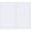 Pricing Sliding patio doors 2550x2300 mm PATIO DOOR REHAU BRILLANT DESIGN RAL 9016 Traffic white two-sided