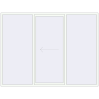 Pricing Sliding patio doors 2900x2190 mm PATIO DOOR REHAU BRILLANT DESIGN RAL 9016 Traffic white two-sided