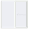 Pricing Sliding patio doors 1900x2000 mm REHAU SYNEGO SLIDE RAL 9016 Traffic white two-sided