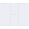 Pricing Sliding patio doors 2750x2230 mm PATIO DOOR REHAU BRILLANT DESIGN RAL 9016 Traffic white two-sided