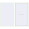 Pricing Sliding patio doors 2800x2400 mm REHAU GENEO HST RAL 9016 Traffic white two-sided