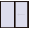 Pricing Sliding patio doors 2100x2000 mm PATIO DOOR REHAU SYNEGO BLACK_BROWN external
