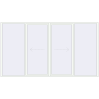 Pricing Sliding patio doors 3800x2135 mm PATIO DOOR REHAU BRILLANT DESIGN RAL 9016 Traffic white two-sided