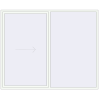 Pricing Sliding patio doors 2700x2200 mm PATIO DOOR REHAU SYNEGO RAL 9016 Traffic white two-sided