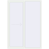 Pricing Sliding patio doors 1800x2600 mm REHAU GENEO HST RAL 9016 Traffic white two-sided