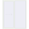 Ustalenie cen Przesuwane drzwi tarasowe 2000x2400 mm REHAU GENEO HST RAL 9016 Traffic white dwustronny