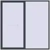 Pricing Sliding patio doors 2400x2400 mm REHAU SYNEGO SLIDE ANTHRACITE_GREY_STRUKTURAL two-sided