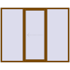 Pricing Sliding patio doors 2500x1980 mm PATIO DOOR REHAU BRILLANT DESIGN GOLDEN OAK two-sided