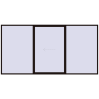 Pricing Sliding patio doors 4500x2300 mm PATIO DOOR REHAU BRILLANT DESIGN BLACK_BROWN two-sided