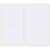Pricing Sliding patio doors 2500x2150 mm REHAU SYNEGO SLIDE RAL 9016 Traffic white two-sided