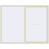 Pricing Sliding patio doors 2800x2200 mm PATIO DOOR REHAU SYNEGO PEARL_WHITE_BEIGE_52L-2 two-sided