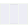 Pricing Sliding patio doors 2970x2300 mm PATIO DOOR REHAU SYNEGO RAL 9016 Traffic white two-sided