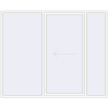 Pricing Sliding patio doors 2700x2200 mm PATIO DOOR REHAU BRILLANT DESIGN RAL 9016 Traffic white two-sided