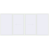 Pricing Sliding patio doors 4780x2200 mm PATIO DOOR REHAU BRILLANT DESIGN RAL 9016 Traffic white two-sided