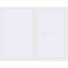 Pricing Sliding patio doors 2500x2000 mm PATIO DOOR REHAU BRILLANT DESIGN RAL 9016 Traffic white two-sided