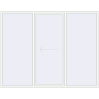 Pricing Sliding patio doors 2800x2200 mm PATIO DOOR REHAU BRILLANT DESIGN RAL 9016 Traffic white two-sided