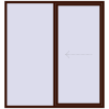 Pricing Sliding patio doors 2100x2250 mm PATIO DOOR REHAU SYNEGO BLACK_CHERRY two-sided