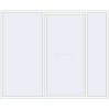 Pricing Sliding patio doors 2800x2300 mm PATIO DOOR REHAU SYNEGO RAL 9016 Traffic white two-sided