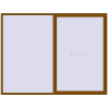 Pricing Sliding patio doors 3000x2300 mm REHAU GENEO HST GOLDEN OAK two-sided