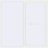 Pricing Sliding patio doors 2400x2400 mm REHAU GENEO HST RAL 9016 Traffic white two-sided