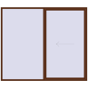 Pricing Sliding patio doors 2700x2300 mm REHAU SYNEGO SLIDE MACORE two-sided