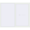 Pricing Sliding patio doors 2350x2000 mm PATIO DOOR REHAU BRILLANT DESIGN RAL 9016 Traffic white two-sided