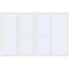 Pricing Sliding patio doors 3400x2200 mm PATIO DOOR REHAU SYNEGO RAL 9016 Traffic white two-sided