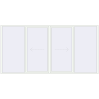 Pricing Sliding patio doors 4000x2000 mm PATIO DOOR REHAU SYNEGO RAL 9016 Traffic white two-sided