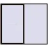 Pricing Sliding patio doors 3000x2600 mm REHAU GENEO HST BLACK_BROWN external