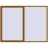 Pricing Sliding patio doors 3000x2300 mm PATIO DOOR REHAU SYNEGO GOLDEN OAK two-sided