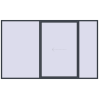 Pricing Sliding patio doors 3800x2300 mm PATIO DOOR REHAU SYNEGO ANTHRACITE_GREY_STRUKTURAL two-sided