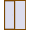 Pricing Sliding patio doors 2000x2700 mm REHAU GENEO HST GOLDEN OAK two-sided