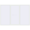 Pricing Sliding patio doors 3300x2300 mm PATIO DOOR REHAU SYNEGO RAL 9016 Traffic white two-sided