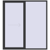 Ustalenie cen Przesuwane drzwi tarasowe 2000x2200 mm PATIO DOOR REHAU BRILLANT DESIGN ANTHRACITE_GREY_GLATT dwustronny