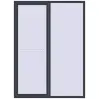Pricing Sliding patio doors 1720x2350 mm REHAU SYNEGO SLIDE ANTHRACITE_GREY_STRUKTURAL external