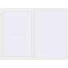 Pricing Sliding patio doors 2500x1899 mm PATIO DOOR REHAU SYNEGO RAL 9016 Traffic white two-sided