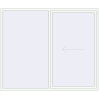Pricing Sliding patio doors 2500x2100 mm PATIO DOOR REHAU SYNEGO RAL 9016 Traffic white two-sided