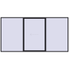 Pricing Sliding patio doors 4500x2300 mm PATIO DOOR REHAU BRILLANT DESIGN BLACK_ULTI-MATT two-sided