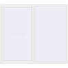 Pricing Sliding patio doors 2600x2300 mm REHAU SYNEGO SLIDE RAL 9016 Traffic white two-sided