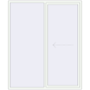Pricing Sliding patio doors 2000x2400 mm REHAU GENEO HST RAL 9016 Traffic white two-sided