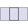 Pricing Sliding patio doors 4500x2200 mm PATIO DOOR REHAU BRILLANT DESIGN ANTHRACITE_GREY_STRUKTURAL external
